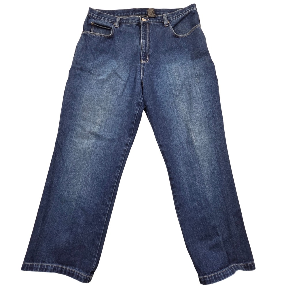 Vintage Y2k Rocawear Baggy Jeans Blue Mens‎ 42x34 Skater Grunge Streetwear